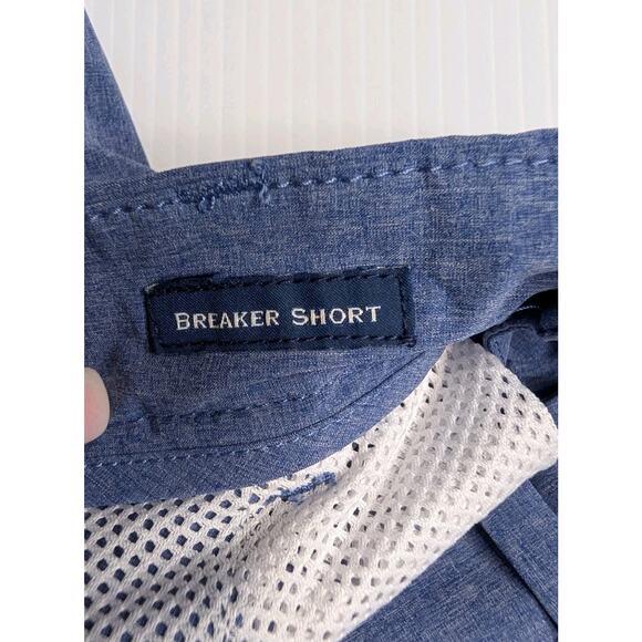 Mens Vineyard Vines Performance Breaker Shorts Golf Preppy Classic Chino Blue 28 - Picture 9 of 9